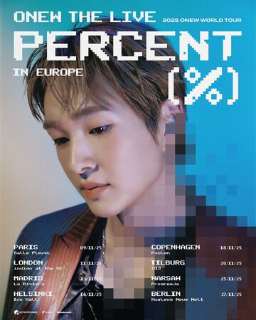 SHINee ONEW THE LIVE PERCENT % サウチェ特典 ONEW (SHINee) 韓国ソロセカンドフルアルバム『PERCENT』2025年7