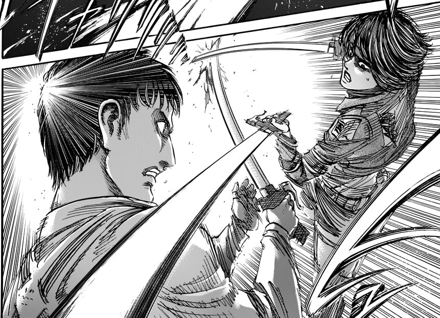 Quais capítulos do mangá de Attack on Titan foram adaptados pelo episódio  78 do anime - Critical Hits