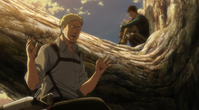 Reiner habla con Ymir