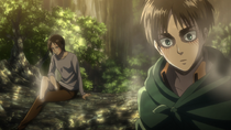 Eren despierta en el bosque