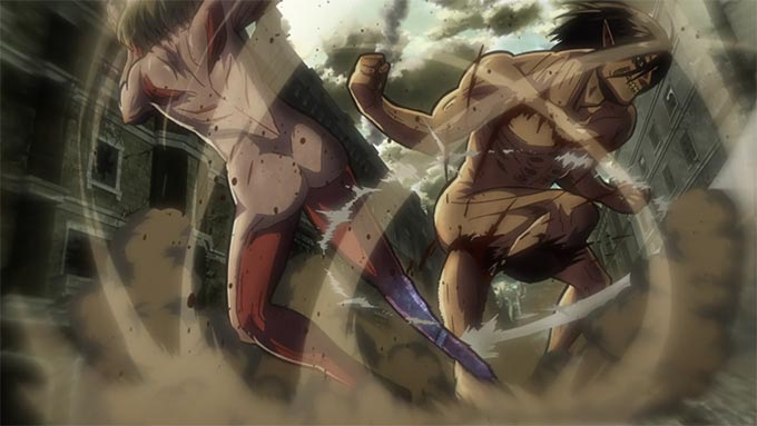 Dub ES) Attack on Titan O que deve ser feito - A véspera do contra