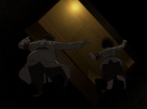 Porco y Pieck caen en una trampa (Anime)