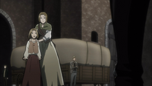 Louise se entusiasma al ver a Mikasa