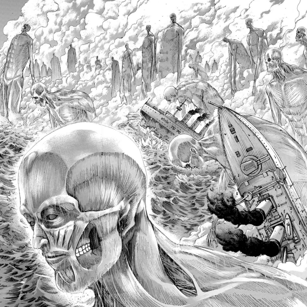 Explicación: Comparación de Tamaños de los Titanes y Humanos - Shingeki no  Kyojin 