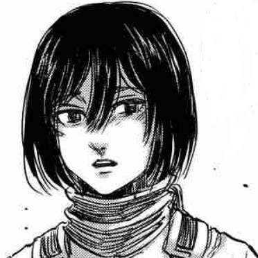 Mikasa mostra o símbolo da família Azumabito - Shingeki no Kyojin 4  Temporada Episódio 10 