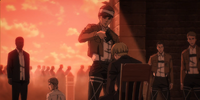 Jean watches Floch point his gun at Yelena