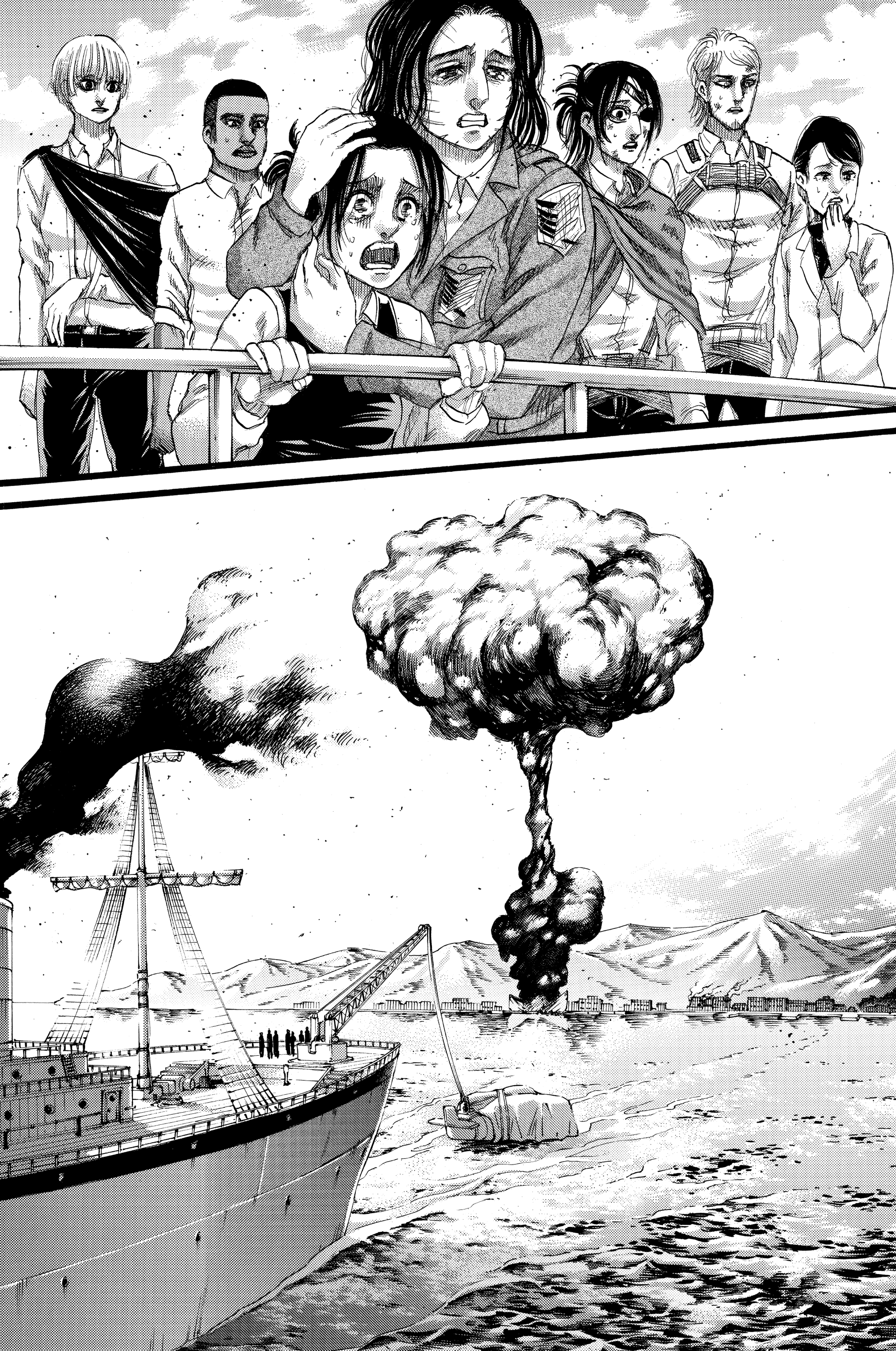Autor de Attack on Titan revela esboço da página final do mangá
