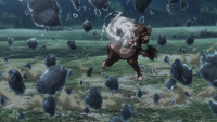 The Beast Titan's projectiles