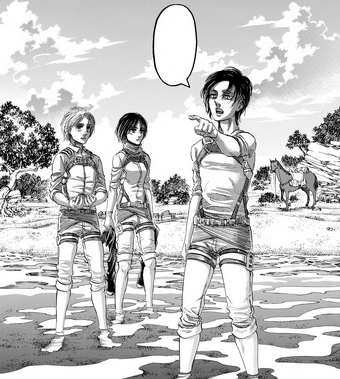 Eren Yeager Attack On Titan Wiki Fandom So assuming eren undergoes another massive growth spurt, i predict his final height should be around 1.82m. eren yeager attack on titan wiki fandom