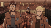 Marco comes across Reiner and Bertholdt