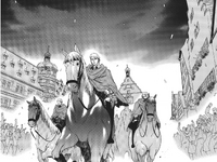 Xavi accompanies the Survey Corps on their expedition