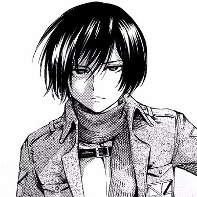 shingeki no kyojin manga mikasa