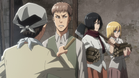 Eren argues with Jean over cleaning