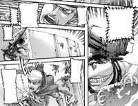 Floch and the Yeagerists chase after Pieck