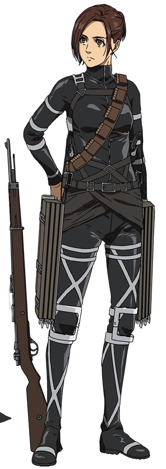 Shingeki no Kyojin Project - ISAYAMA E A CONCEPÇÃO DOS PERSONAGENS (PARTE 3/ 3) Sasha, Historia, Titã Colossal e Personagens favoritos do autor _ Sasha  [1] Em um primeiro momento, a personagem Sasha