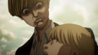 Armin finds Yelena intently staring at him