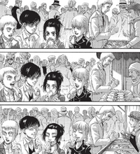 Reiner treats all the cadets to festival food