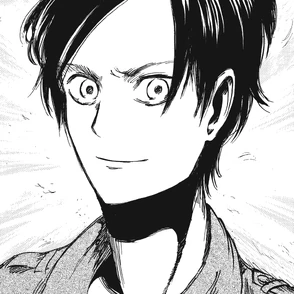 Eren's appearance in manga