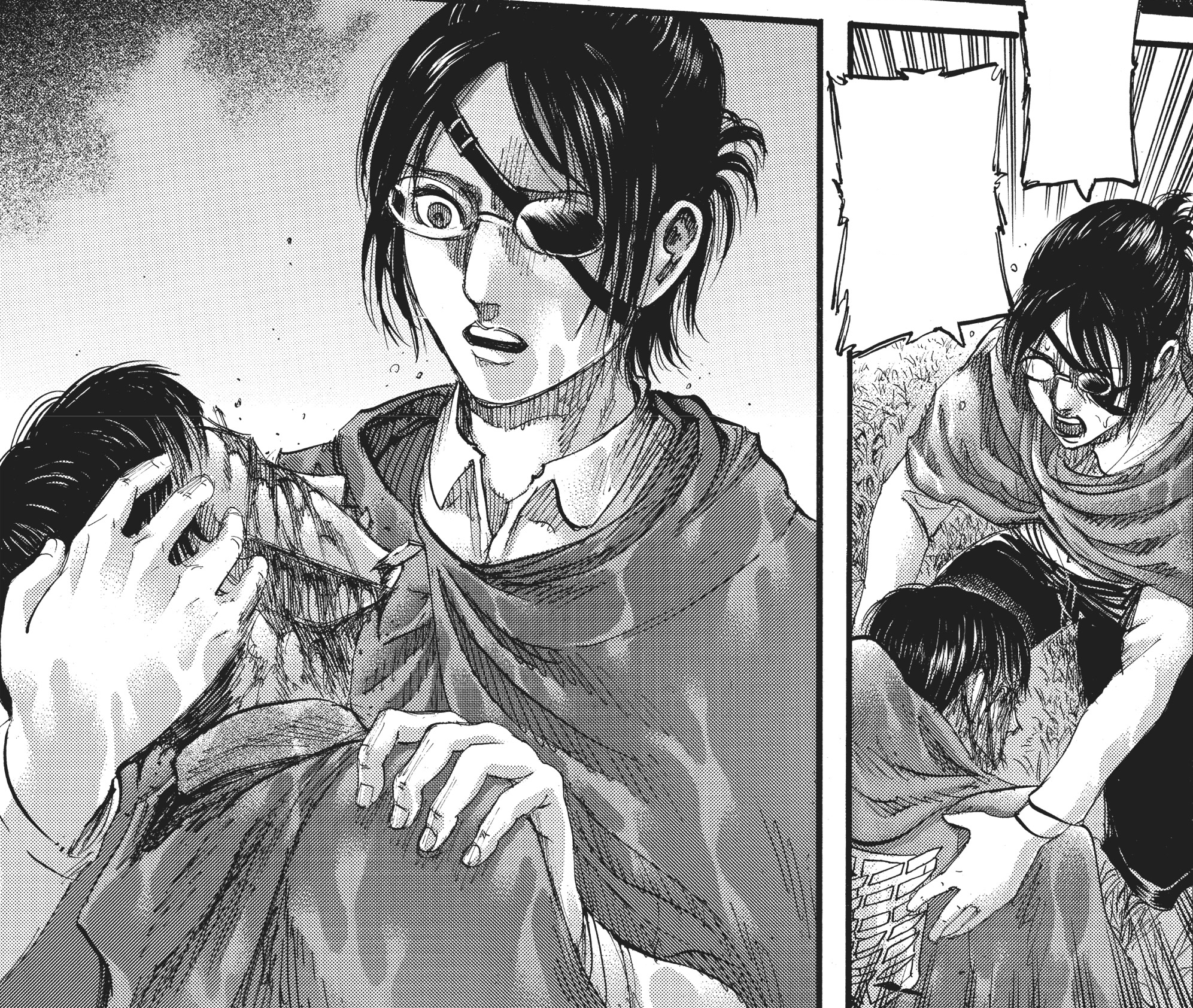 HANGE SE SACRIFICA E SE ENCONTRA COM ERWIN - SHINGEKI NO KYOJIN