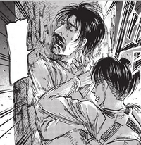 Levi interrogates the hostage