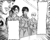 Armin receives news of Eren's escape