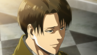 Levi smiles