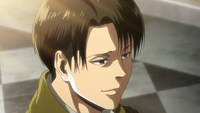 Levi smiles