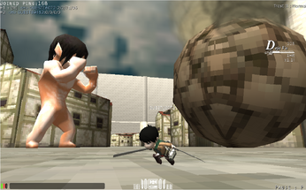 Does the Attack on Titan Tribute Game follow the canon storyline?