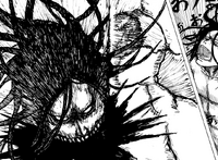 Murakumo bites into the Titan's weak spot