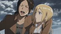 Ymir asks Christa to marry her