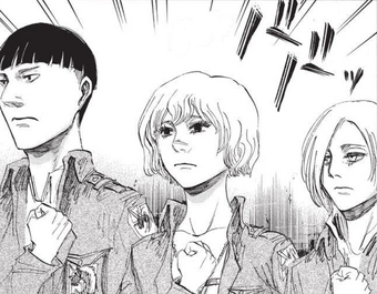 Hitch Dreyse Attack On Titan Wiki Fandom Floch forster is a character in attack on titan, he has the role of a supporting character in the return to shiganshina arc and the role of a minor antagonist in the unnamed final arc. hitch dreyse attack on titan wiki