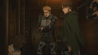 Eren is held at gunpoint