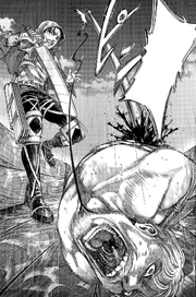 Zeke pulls the Thunder Spear wire