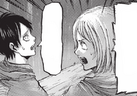 Petra scolds Eren for doubting Erwin and Levi's trust in Squad Levi