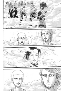 Sasha's apparition salutes Jean and Connie