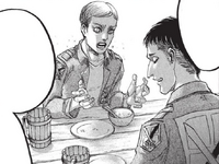 Young Nile laughs at a young Erwin
