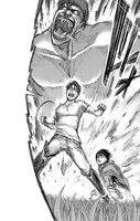 Eren commands the Titans