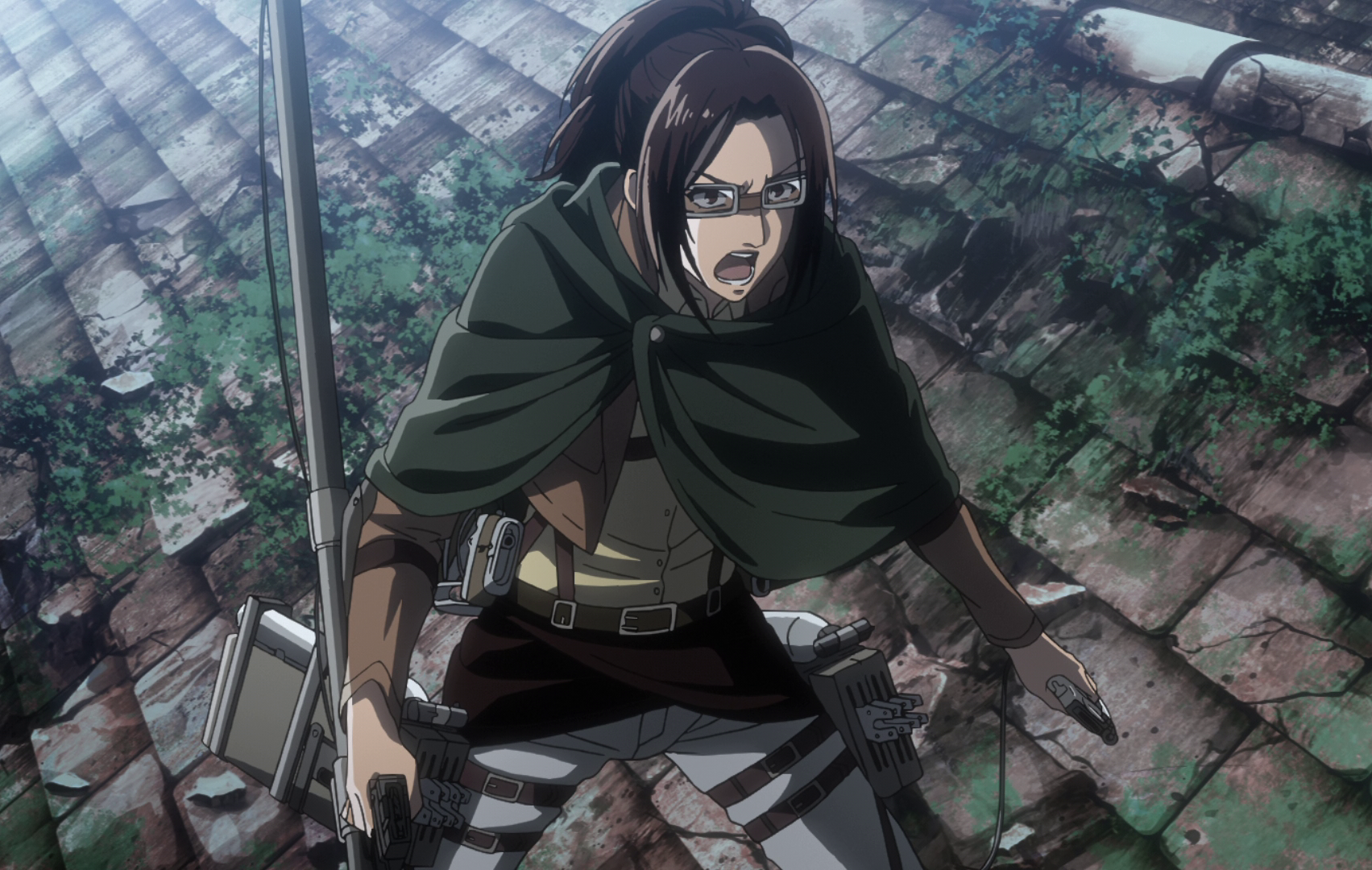 Hange Zoe Anime Attack On Titan Wiki Fandom