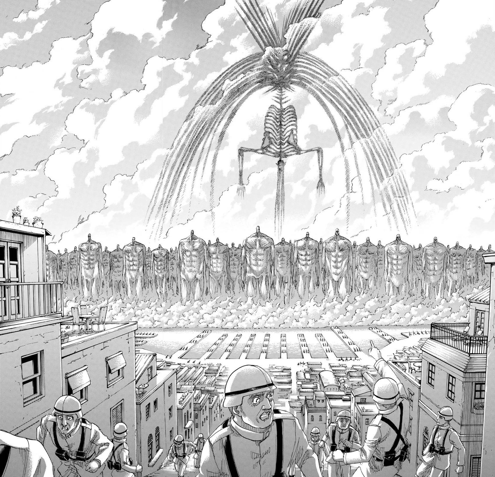 Featured image of post Why Is Eren's Founding Titan So Big / So probably eren's death was zeke's vision, the last page is pretty weird, there is no background or anything, just eren decapited and zeke shocked.