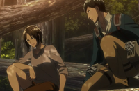 Bertholdt rozmawia z Ymir