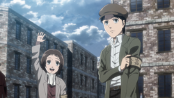 Fay Jaeger Anime Image Gallery Attack On Titan Wiki Fandom Hand wave waving hi or hello gesture flat vector icon for apps and websites. attack on titan wiki