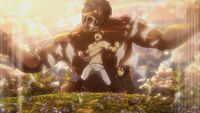 Eren commands a Titan