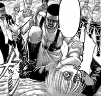 Hange watches Magath torture Yelena