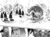 Erwin watches the Beast Titan and its army appear