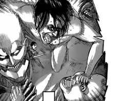 Ymir, Bertolt e Reiner contro i Giganti