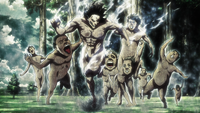 Eren considers escaping in Titan form