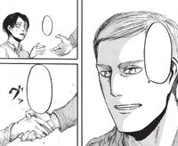 Eren is welcomed into the Survey Corps