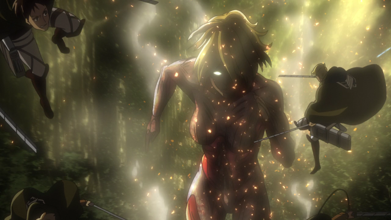 Dub ES) Attack on Titan Golpe esmagador - 57ª Expedição além das