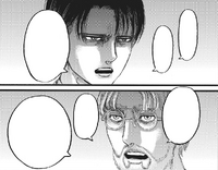 Zeke reveals to Levi he destroyed Ragako to conceal his true allegiance