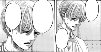 Yelena Attack On Titan Wiki Fandom She was one of the marleyan soldiers on board the first survey fleet to paradis island after marley's failed attack operation. yelena attack on titan wiki fandom